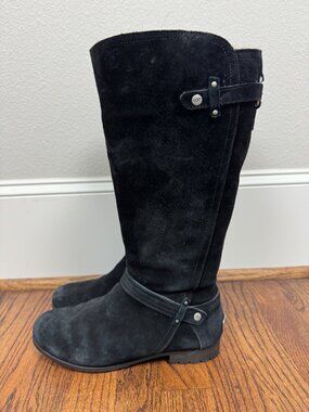 Brown Short Riding Boots UGG | Shoes | Ugg Jillian Shearling Lined Black Suede Riding Winter ...